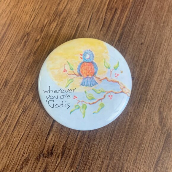 70's God Is Pin - Picture 2 of 7